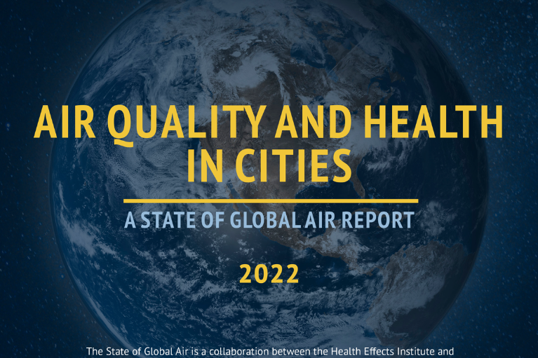 Air quality and health in cities report cover